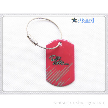 Custom Stainless Steel Epoxy Dog Tag Std01